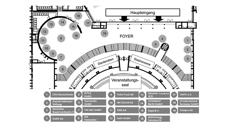 Ausstellerplan
